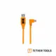 TETHER TOOLS CU51RT02-ORG USB 2.0 到 Mini-B 2.0 5-Pin 傳輸線 50c