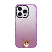iPhone 16 Pro Impact Case MagSafe Compatible Sitting Corgi