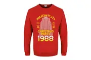 Grindstore Mens Nakatomi Plaza Christmas Jumper (Red) - UTGR2997