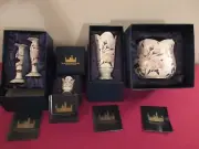 (4) Smithsonian Collection™ by Goebel® China porcelain New in boxes Vases Candle