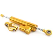 9.44" CNC Steering Damper Stabilizer Linear Reversed Safety Control Gold Motor
