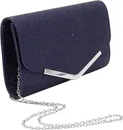[Ipetboom] Stylish Glitter Evening Clutch Bag for Weddings Parties Special Events Sequin Design with Secure Closure Women Handbag for Occasions
