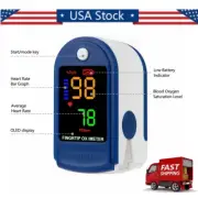 Finger Pulse Oximeter Blood Oxygen Sensor,SpO2 Monitor Heart Rate,O2 meter NEW