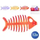 12x Soap Dish Home Plastic Decorum Fish Color Assorted