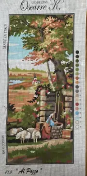 Printed needlepoint tapestry-canvas Only 30x60 Cm al pazza Krainer
