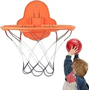 Basketball Hoop,32cm Silent Basketball Dribbling Hoop | Noiseless Bouncing, Wall-Mounted Toddler Outdoor Toys for Kids