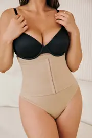 Cupshe Snatched Nude Shapewear Bottoms - Beige,XL