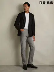 Reiss Light Washed Grey Picton Cotton-Stretch Slim-Fit Jeans (AB2027) | $195