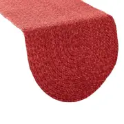 Spice Bin Braided Table Runner - Paprika 15x36