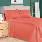 300 Thread Count Egyptian Cotton Sheet Set, Elastic Fitted Sheet, Flat Sheet,...