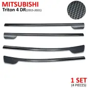 Carbon 4Dr Line Window Sill Cover Trim For Mitsubishi L200 Triton MQ 2015 2021 (for: Mitsubishi)