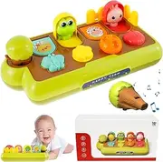 MFAUCAZB Pop Up Toy Cause and Effect Toys for Baby Interactive Pop Up Animal Toys Fine Motor Skill Toy Animal Push and Pop Up Toy Early Educational Toys for Toddlers Kids Babies,.