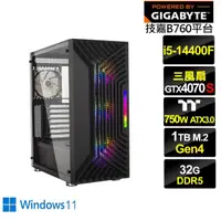 在飛比找momo購物網優惠-【技嘉平台】i5十核GeForce RTX 4070S Wi