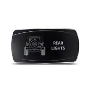 Rocker Switch for Jeep Wrangler JK Rear Lights Symbol - Horizontal - Red/Green