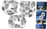 4x4 Golf Cart Wheel Spacers ATV Wheel Adapters for EZ GO EZGO 1.5 inch Silver