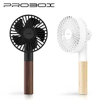 在飛比找Yahoo奇摩購物中心優惠-PROBOX UDDO 櫸木手持風扇 (附底座)