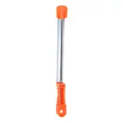 Chainsaw File, 5/32" (4mm) Round Rasp Chrome Steel with Sharpening Guide Handle
