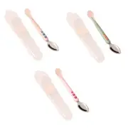 Cute Toddler Spoons Baby Grapefruit Spoon Serrated Spoon Baby Scraping Fruit Mud