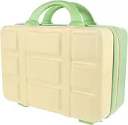 [Baluue] Makeup Travel Case Portable Cosmetic Organizer Stylish Train Case for Toiletries Spacious Convenient Storage for Jewelry Stationery Lightweight Handheld Design