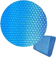 Solar Pool Heater, Round Inground Above Ground Hot Pool Covers,Round Solar Pool, Hot Tub Spa Pool Thermal Blankets Covers, Solar Pool Covers Blankets for Heat Retaining