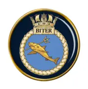 HMS Biter, Royal Navy Pin Badge