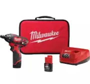 Milwaukee 2401-22 M12 Lithium-Ion 12V Sub-Compact Driver Drill Kit