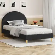 ALFORDSON Bed Frame Single Size Mattress Base Platform Fabric Charcoal CALLA