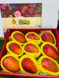 在飛比找台灣好農優惠-食菓子 愛文芒果大果尊爵禮盒(3.6公斤/箱)