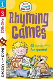 Read with Oxford Stages 1-3 Biff Chip and Kipper Rhyming Games Flashcards by Ka