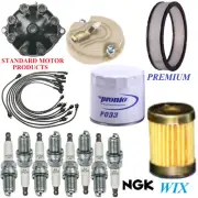 Tune Up Kit Filters Cap Wire Spark Plugs For PONTIAC GRAND SAFARI V8 7.5L 1971