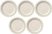 Set of 5, Green Royal 10 Dinner Plates, 10 x 1.0 inches (26 x 2.5 cm), Western Tableware Platter