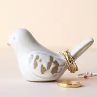 在飛比找蝦皮購物優惠-🇬🇧 英國品牌 小鳥造型陶瓷戒指架 飾品架 家飾品 🐦