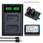 NP-FW50 Battery Or Dual USB Charger For Sony Alpha A6300 A6500 A6000 A7r A7