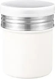 FytStycale Shaker Bottle Dust Mesh Kitchen Tool Spice Spice Cover Shaker Duster Sugar for Cooking Household Drinks, White