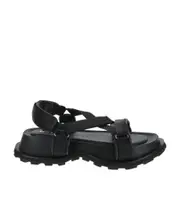 touch-strap flat sandals 40,41,42 Black