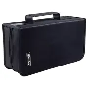 DVD Case Holder Siveit CD/DVD Case Wallet Binder Holder 160 Capacity CD DVD C...