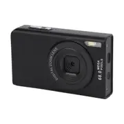 4K Vlogging Camera, Professional Digital Camera with 2.4 Inch Screen and Builtin 68MP Fill Light for Photography, Black