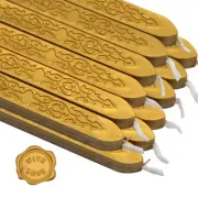12Pcs Colorful Sealing Wax Stick Wax with Wick Envelope Wedding Square Style