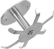 Stainless Steel Rotatable Kitchen Utensil Hook Sturdy Under Cabinet Organizer for Cooking Accessories Multi Purpose Hanger for Kitchen Bathroom and Living Spaces