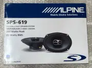 Alpine SPS-619 - 6"x9” Coaxial 3-WAY Speaker System 260 WATTS PEAK 85 Watts