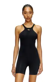 [Diesel] Diesel - Racer back playsuit - Bodysuits - Woman - Black S Black
