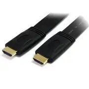 Alogic HDMI-01-MM-V4F 1m Flat HDMI with Ethernet Cable Male to Male High Speed