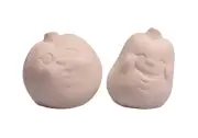 ++=03OCT K*708 -16.1022#2 -Ceramic Ready to Paint Jack o Lanterns ORNAMENTS