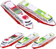 Abaodam 5pcs Pull-Back Ship Toy for Boys and Girls Interactive Sliding Cruise Model Easy to Use for Parent Play Random Styles Educational Fun