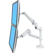 Ergotron LX Dual Stacking Arm (white)