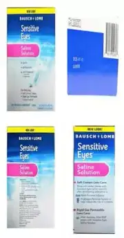 Sensitive Eyes Saline Solution, 12 Fluid Ounce Each 12 (Pack of 2)