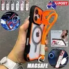 Heavy Duty Armor Case Ring Cover Strap For iPhone 16 15 14 Plus 13 12 Pro Max 11