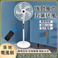 在飛比找PChome24h購物優惠-16吋智能遙控電風扇110V可定時落地扇