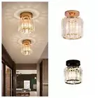 Home Lighting Crystal Corridor Light Circular Crystal Ceiling Lamp Restaurant