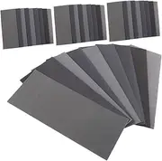 Hoement 90pcs Sandpaper Set for Wood Furniture Grit Fine Grit Sandpaper Sheets Wet Dry Sandpaper Automotive Sandpaper